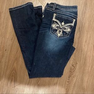 Miss Me Mid-Rise Straight Stretch Jean size 34